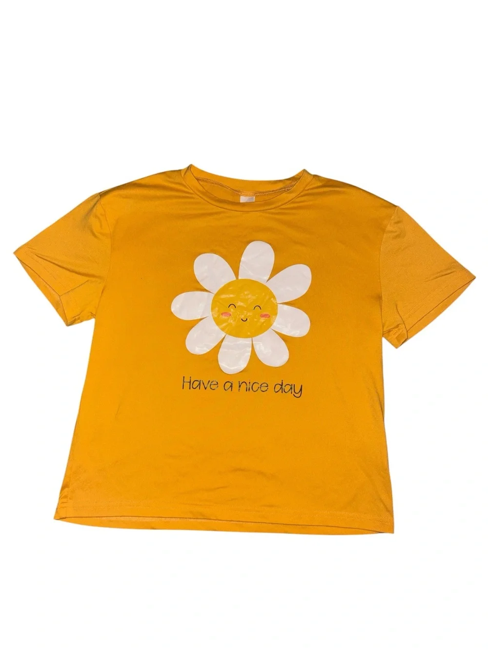 Kids Yellow Daisy 2 Piece Set - Have a Nice Day